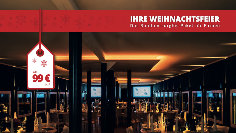 Flyer-Titelbild amSee Firmen-Weihnachtsfeier 2023